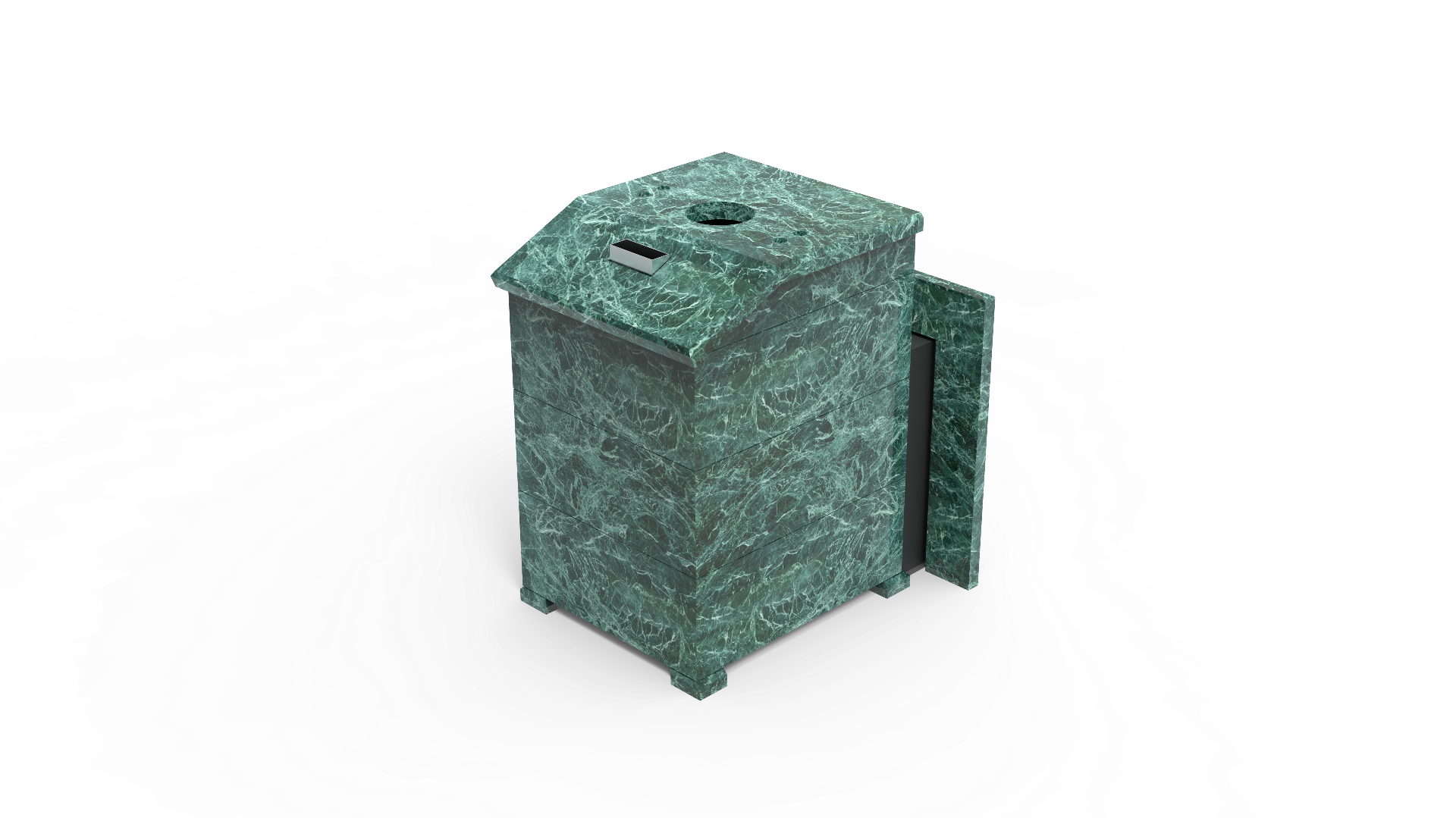 Печь из натурального камня Genesis GN 500 облицовка закрытая со скосом талькохлорит-шлифовка фото в Красноярске