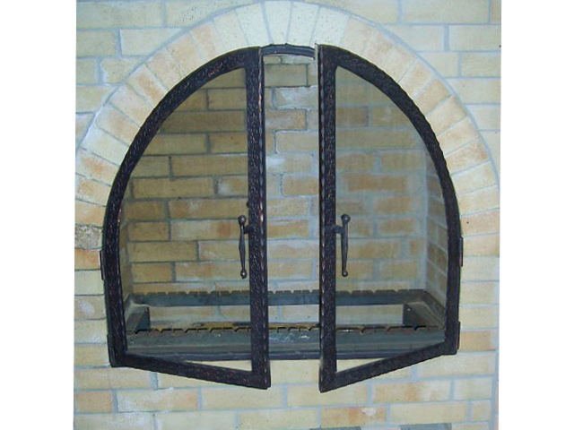 Дверь каминная полукруглая фото в Красноярске