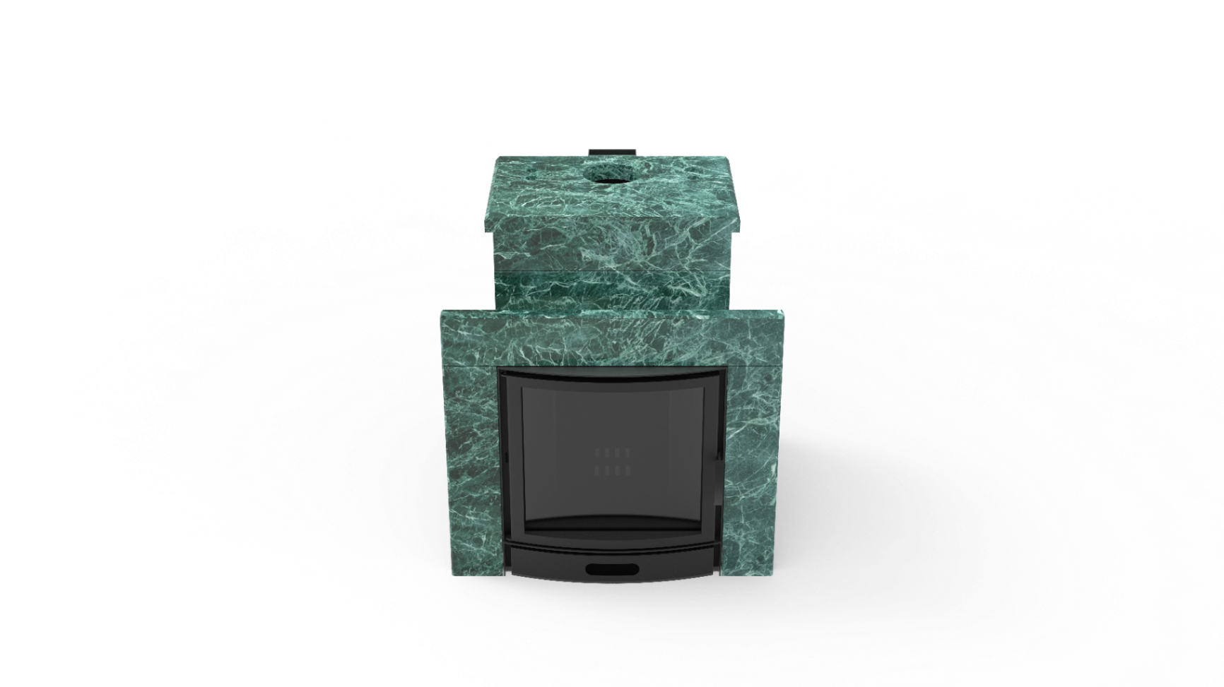 Печь из натурального камня Genesis GN 500 облицовка закрытая со скосом талькохлорит-шлифовка фото в Красноярске