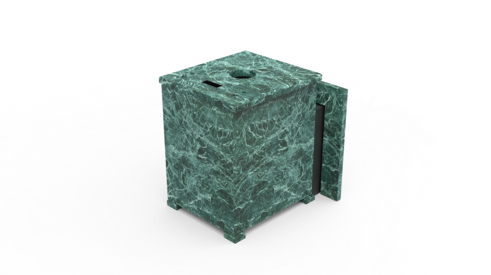 Печь из натурального камня Genesis GN 500 облицовка закрытая плоская пироксенит-элит фото в Красноярске