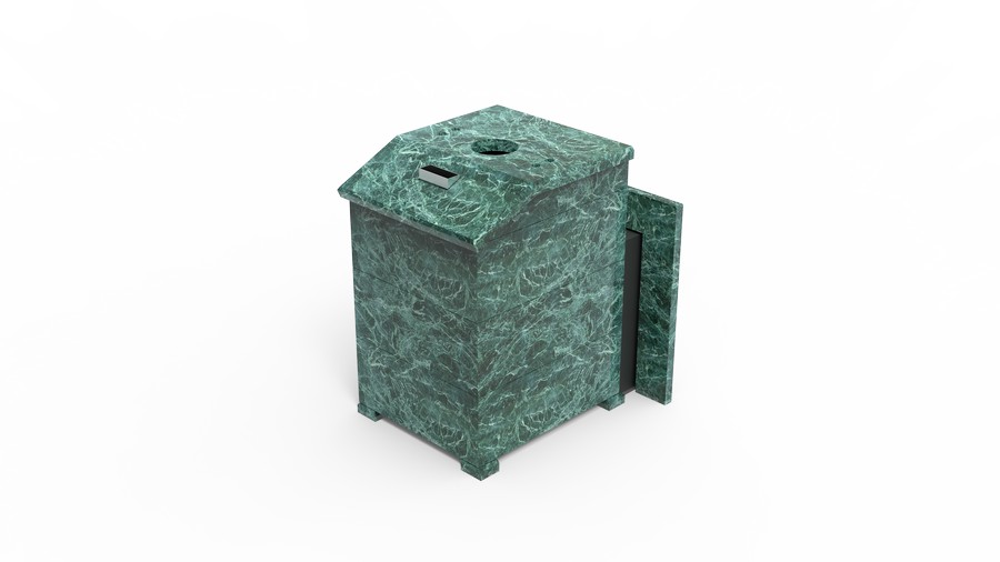 Печь в облицовке из натурального камня Genesis GN 500 облицовка закрытая со скосом талькохлорит-шлифовка фото в Красноярске