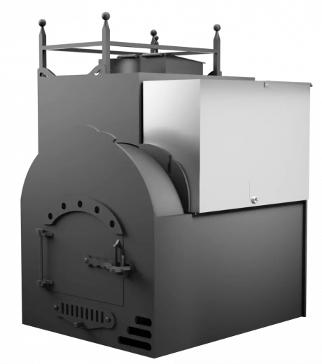 Печь Горыныч Мини, каменка закрытая с левой стороны, система воздушного отопления фото в Красноярске Печь Горыныч Мини, каменка закрытая с левой стороны, система воздушного отопления фото в Красноярске