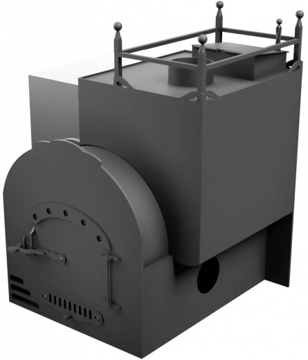Печь Горыныч Мини, каменка закрытая с правой стороны, система воздушного отопления фото в Красноярске Печь Горыныч Мини, каменка закрытая с правой стороны, система воздушного отопления фото в Красноярске