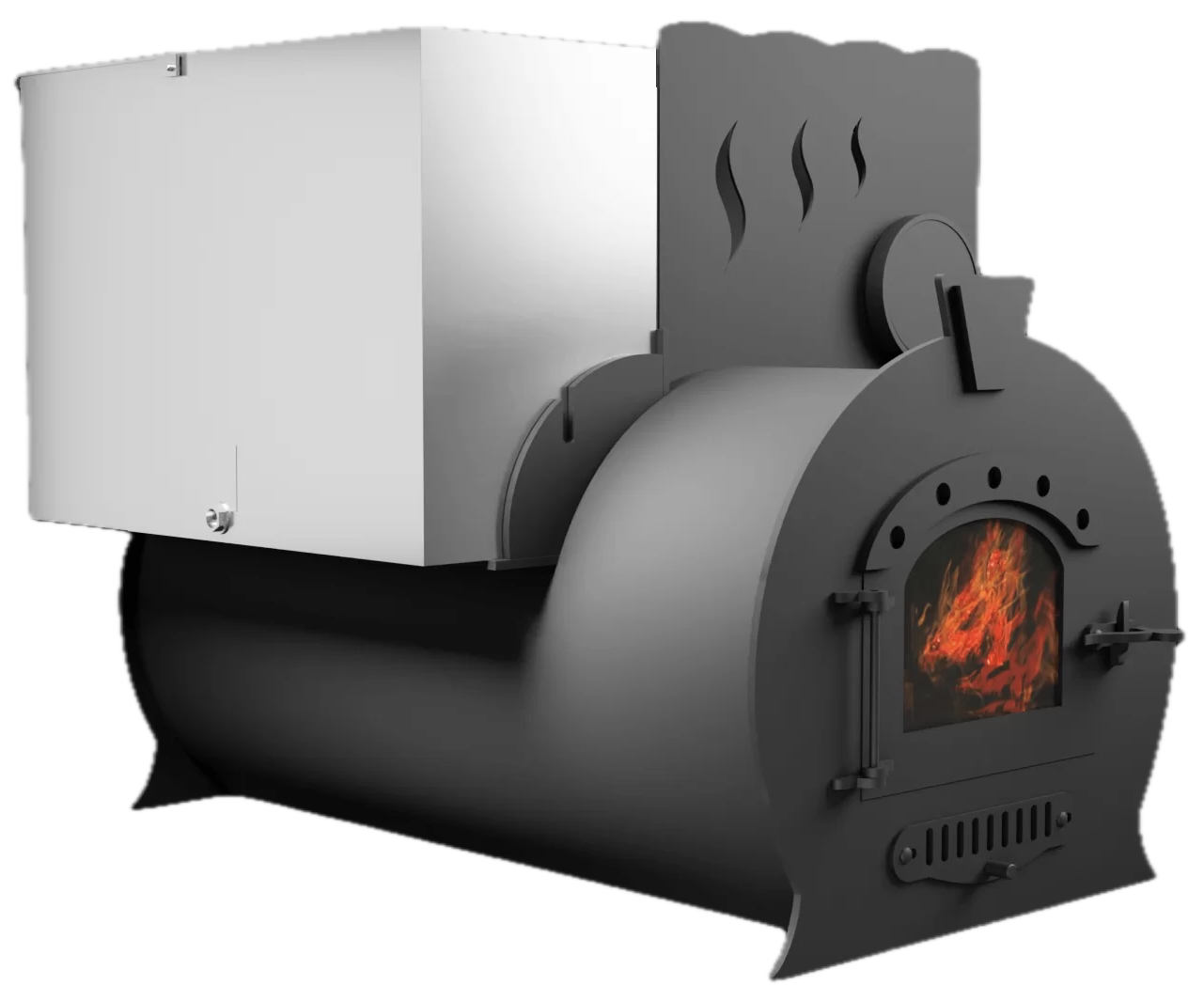 Печь Горыныч 2, каменка с правой стороны, малая дверь со стеклом фото в Красноярске Печь Горыныч 2, каменка с правой стороны, малая дверь со стеклом фото в Красноярске