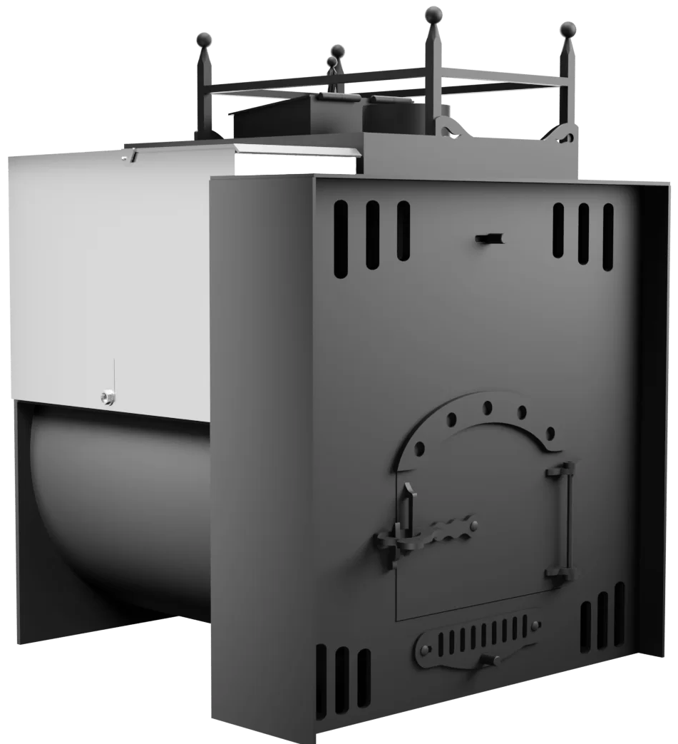 Печь Горыныч Мини, каменка закрытая с правой стороны, естественная система воздушного отопления фото в Красноярске Печь Горыныч Мини, каменка закрытая с правой стороны, естественная система воздушного отопления фото в Красноярске