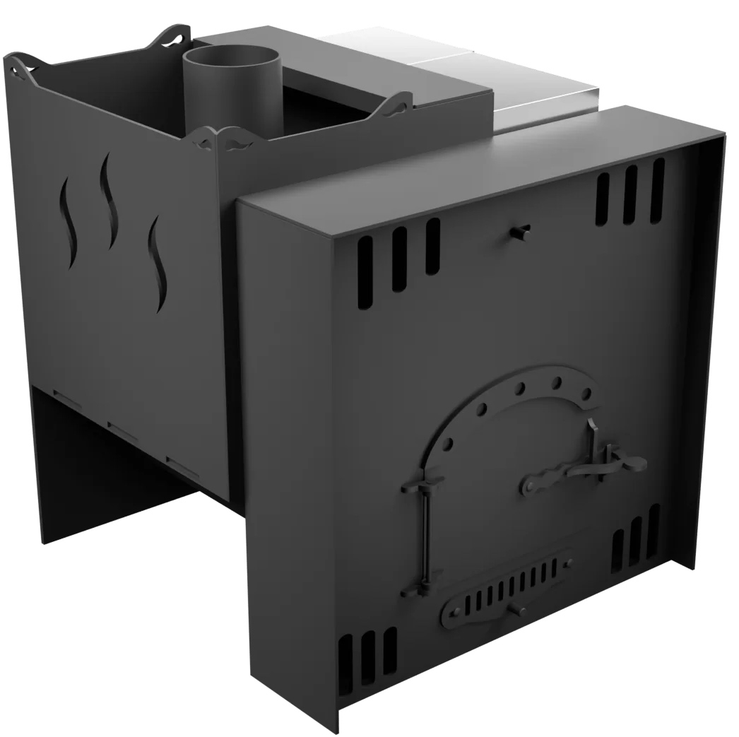 Печь Горыныч Мини, каменка с левой стороны, естественная система воздушного отопления фото в Красноярске Печь Горыныч Мини, каменка с левой стороны, естественная система воздушного отопления фото в Красноярске