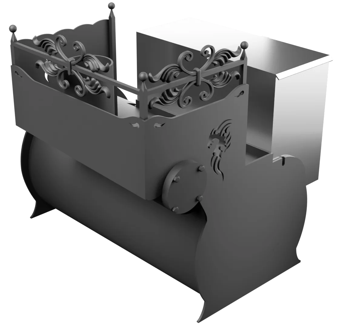 Печь Горыныч 3, каменка с правой стороны, малая дверь со стеклом фото в Красноярске Печь Горыныч 3, каменка с правой стороны, малая дверь со стеклом фото в Красноярске