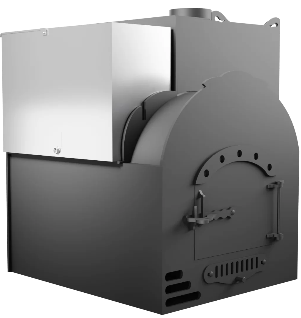 Печь Горыныч Мини, каменка с правой стороны, система воздушного отопления фото в Красноярске Печь Горыныч Мини, каменка с правой стороны, система воздушного отопления фото в Красноярске
