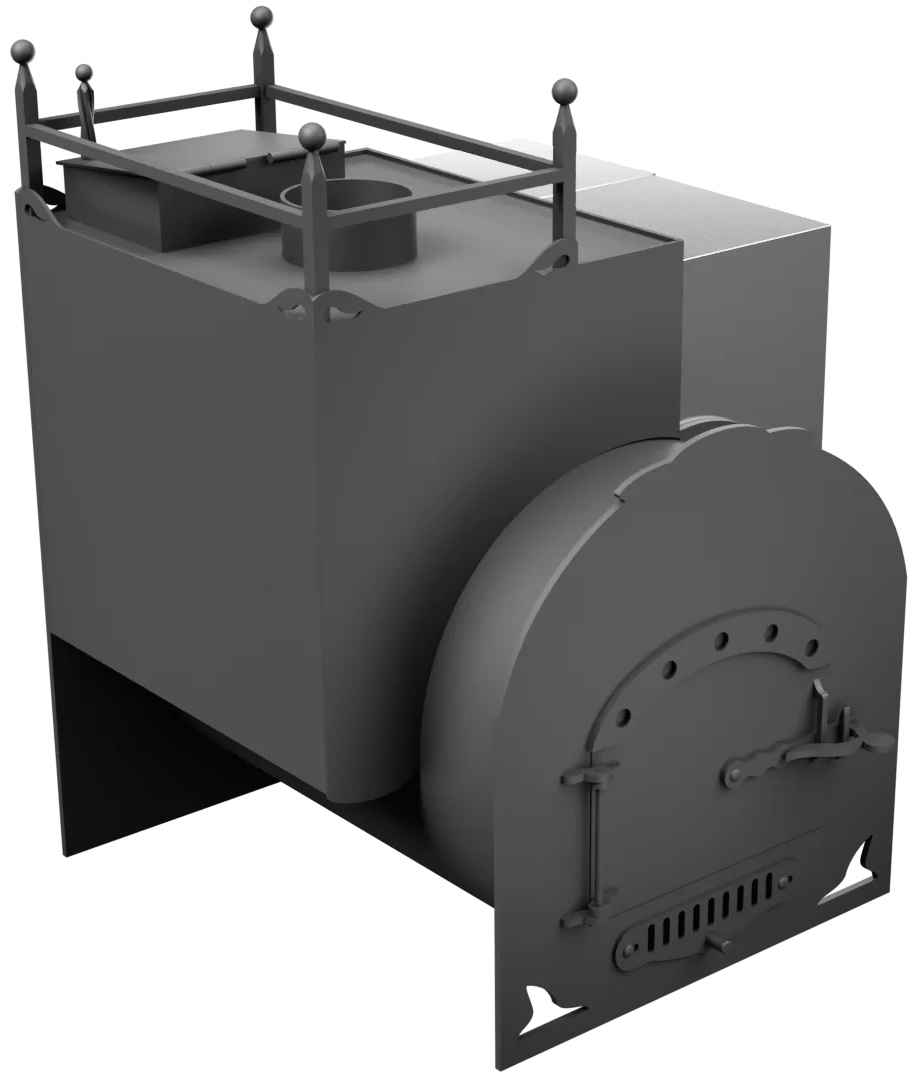 Печь Горыныч Мини, каменка закрытая с левой стороны фото в Красноярске Печь Горыныч Мини, каменка закрытая с левой стороны фото в Красноярске