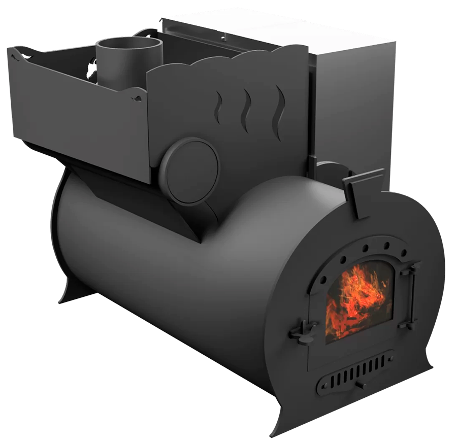 Печь Горыныч 2, каменка с левой стороны, малая дверь со стеклом фото в Красноярске Печь Горыныч 2, каменка с левой стороны, малая дверь со стеклом фото в Красноярске