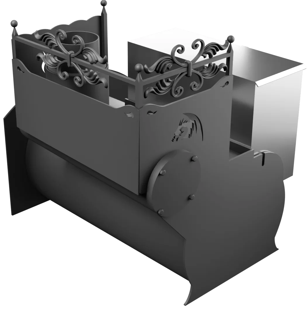 Печь Горыныч 3, каменка с правой стороны, средняя дверь со стеклом фото в Красноярске Печь Горыныч 3, каменка с правой стороны, средняя дверь со стеклом фото в Красноярске