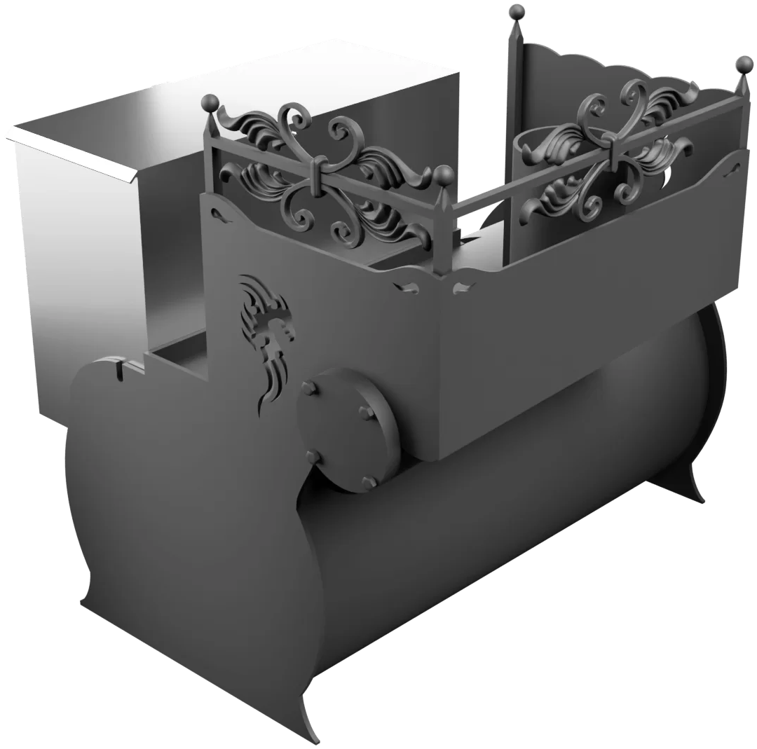 Печь Горыныч 3, каменка с левой стороны, малая дверь со стеклом фото в Красноярске Печь Горыныч 3, каменка с левой стороны, малая дверь со стеклом фото в Красноярске