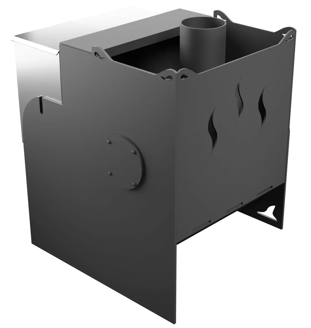 Печь Горыныч Мини, каменка с левой стороны фото в Красноярске Печь Горыныч Мини, каменка с левой стороны фото в Красноярске