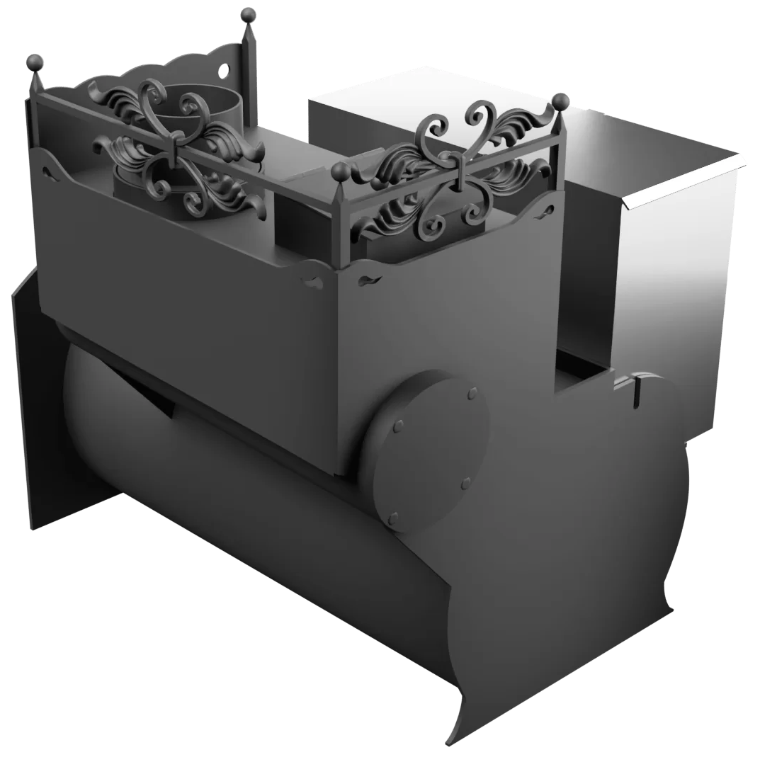 Печь Горыныч 3, каменка закрытая с правой стороны, большая дверь со стеклом фото в Красноярске Печь Горыныч 3, каменка закрытая с правой стороны, большая дверь со стеклом фото в Красноярске