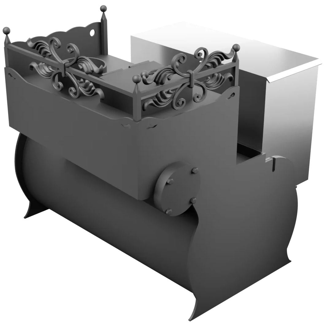 Печь Горыныч 3, каменка закрытая с правой стороны, малая дверь со стеклом фото в Красноярске Печь Горыныч 3, каменка закрытая с правой стороны, малая дверь со стеклом фото в Красноярске