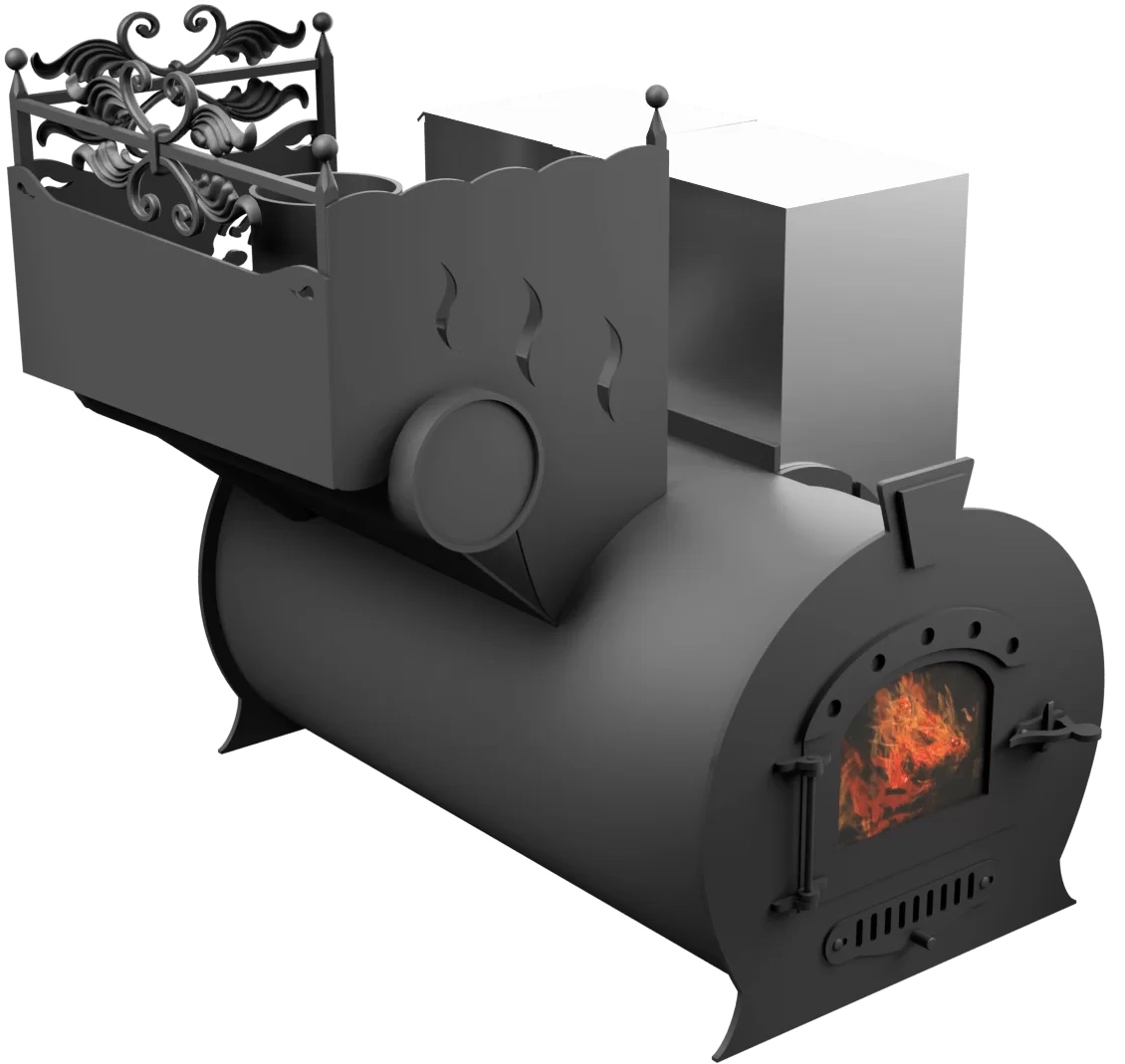 Печь Горыныч 3, каменка с левой стороны, малая дверь со стеклом фото в Красноярске Печь Горыныч 3, каменка с левой стороны, малая дверь со стеклом фото в Красноярске