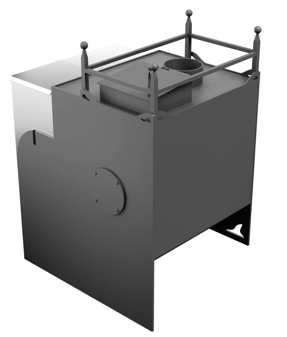 Печь Горыныч Мини, каменка закрытая с левой стороны фото в Красноярске Печь Горыныч Мини, каменка закрытая с левой стороны фото в Красноярске