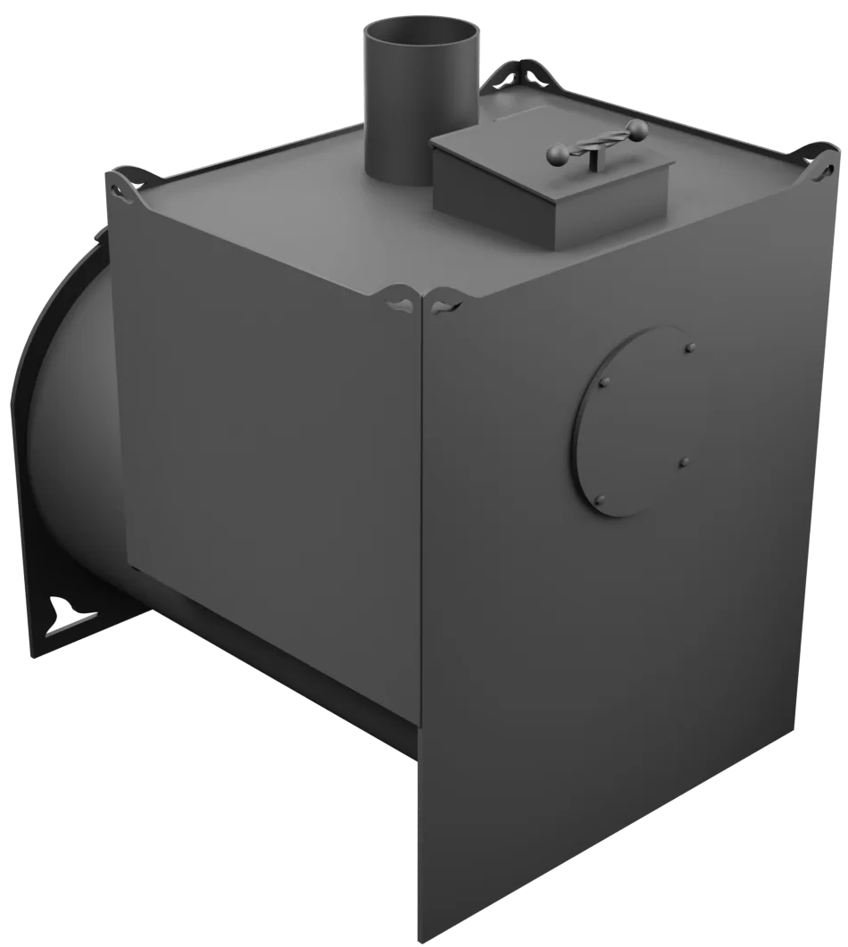 Печь Горыныч Мини, двойная каменка закрытая, малая дверь со стеклом фото в Красноярске Печь Горыныч Мини, двойная каменка закрытая, малая дверь со стеклом фото в Красноярске